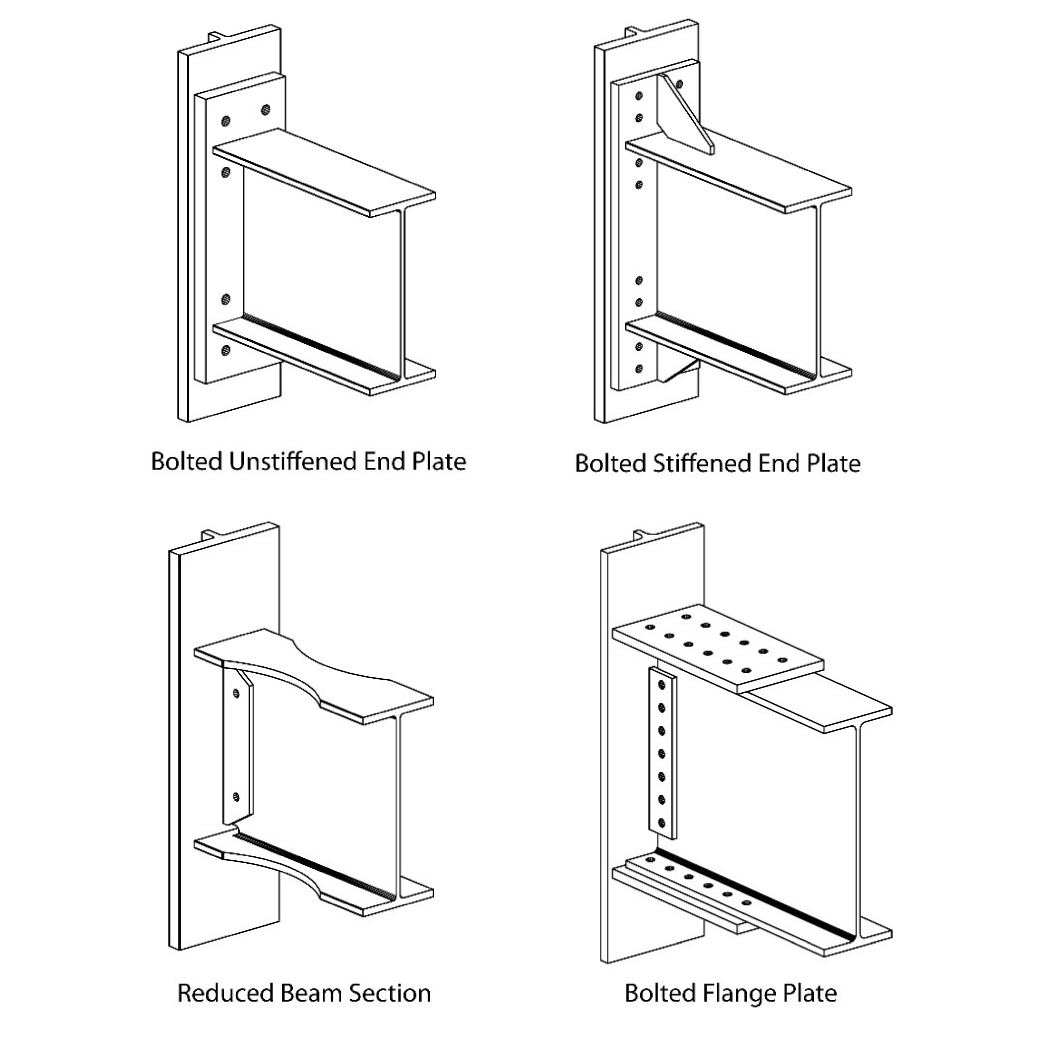 เทคนิครอยต่อ (Detail joint) เสา กับ คานเหล็ก - H-BEAM CONNECT : เชื่อม ...