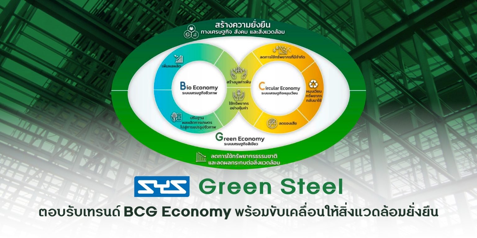 SYS Green Steel ตอบรับเทรนด์ BCG Economy พร้อมขับเคลื่อนให้สิ่งแวดล้อม